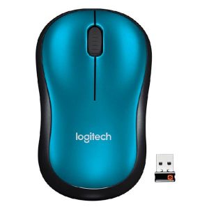 MOUSE INALAMBRICO LOGITECH M185 AZUL 910-003636