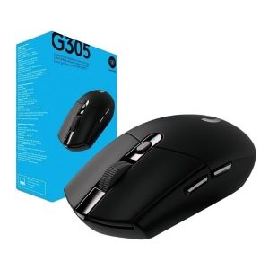 MOUSE GAMING LOGITECH G305 LIGHTSPEED INALÁMBRICO CON RECEPTOR 12000 DPI 910-005281 NEGRO