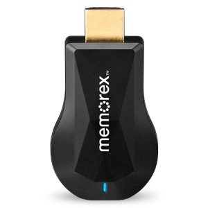 MEMOREX WIFI HDMI SCREEN MIRRORING STREAMING DEVICE DONGLE MWD38B BLACK