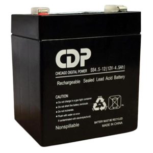 ACUMULADOR CDP SLB12-4.5 PARA UPS, BATERÍA SELLADA, 12V, 4.5AH, DISEÑO COMPACTO Y LIBRE DE MANTENIMIENTO.