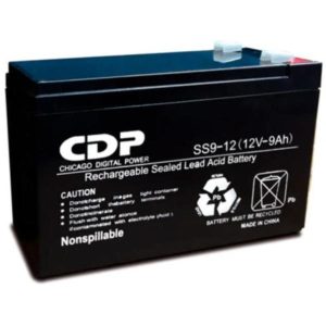 ACUMULADOR CDP SLB12-9.0 PARA UPS, BATERÍA SELLADA, 12V, 9.0AH, DISEÑO COMPACTO Y LIBRE DE MANTENIMIENTO.