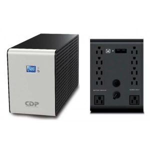 UPS CDP R-SMART1010 1000VA/500W, 120V, SMART, PANTALLA LCD, 8 SALIDAS, REGULACIÓN AVR.