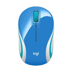 MOUSE LOGITECH MINI M187 BLUE 1000DPI 910-005360