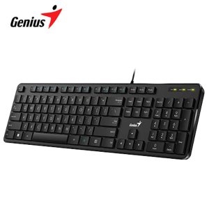 TECLADO GENIUS SLIMSTAR Q200 MEMBRANA ALAMBRICO ESPANOL 31310020401