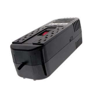 REGULADOR DE VOLTAJE C/SUPRESOR 8 SALIDAS NEGRA FORZA - FVR-2201