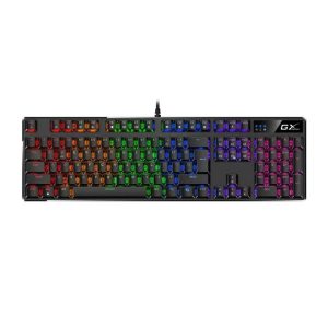 TECLADO GAMING RGB GENIUS SCORPION K12 MECÁNICO ALÁMBRICO USB ESPAÑOL SWITCH CAFE 31310057401 NEGRO