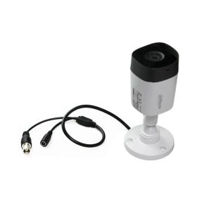 CÁMARA DAHUA BULLET 1080P, AUDIO, 2.8 MM, SMART IR 20M, PLÁSTICA, IP67, DAHUA DH-HAC-B1A21N-U-A