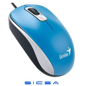 MOUSE GENIUS RS2 DX-110 ALÁMBRICO USB 1200 DPI 31010116103 CELESTE