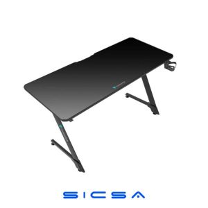 ESCRITORIO AEROCOOL TEGD-5028001.11 ED5 V2 BLACK +MOUSEPAD SUPERFICIE + SOPORTE DE HEADPHONE Y CABLES-AF