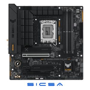 TARJETA MADRE ASUS TUF GAMING B760M-PLUS WIFI II LGA1700 MICRO-ATX DDR5 90MB1HE0-M0EAY0 NEGRO