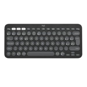 TECLADO LOGITECH PEBBLE KEYS 2 K380S 70% MEMBRANA BLUETOOTH ESPAÑOL BT 920-011783 NEGRO