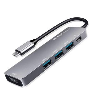 HUB ARGOM 5 IN 1 TYPE-C ONE AXESS HDMI/2XUSB2.0/1XUSB3.0/ ARG-UB-0185