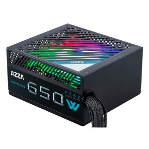FUENTE DE PODER AZZA 650W 80+BRONZE PSU650WD PSAZ-650W ARGB