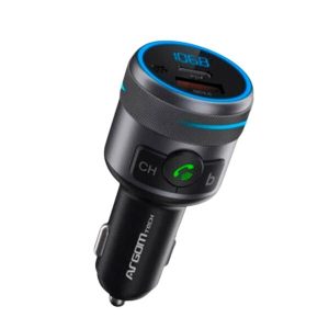 ADAPTADOR ARGOM PARA AUTO MANO LIBRE KIT QUICK CHARGER ARG-AC-0343BK