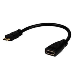CABLE ADAPTADOR ARGOM MINI HDMI M A HDMI F ARG-CB-0052