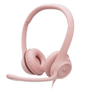 HEADSET LOGITECH H390 ALÁMBRICO USB 981-001280 ROSADO