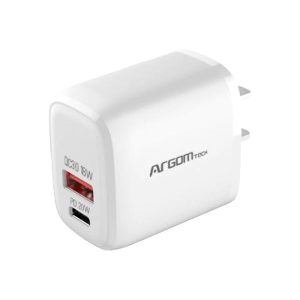 CARGADOR ARGOM FAST CHARGE DE PARED USB TYPE-C ARG-AC-0115WT
