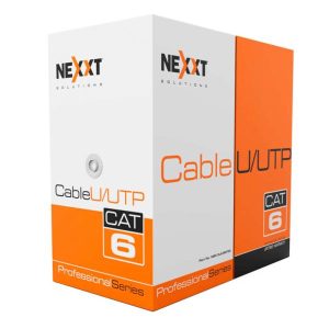 CABLE DE RED U/UTP CAT6 23AWG CMR 1000FT GRIS CAJA NEXXT (NGC-3UURGT00)