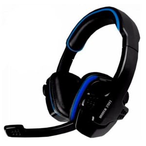 HEADSET GAMER EAGLE WARRIOR HS-501 BLUE CON MICROFONO 3.5 M