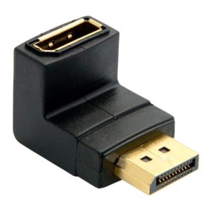 ADAPTADOR DE DISPLAYPORT A DP HEMABRA ( 2 UNIDADES, ADAPTADOR DP DE 90 GRADOS 4 K, 60 H) 2 K, 144 Hz Up & DOWN