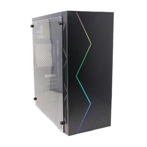 CASE ND-530 E010-157 BLACK USB 2.0*2 + HD AUDIO