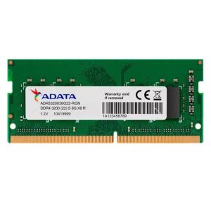 MEMORIA LAPTOP DDR4 8GB 3200MHZ ADATA AD4S32008G22-SGN
