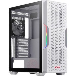 CASES ADATA G/XPG STARKER AIR MID-TOWER WHITE ARGB STARKERAIR-WHCWW