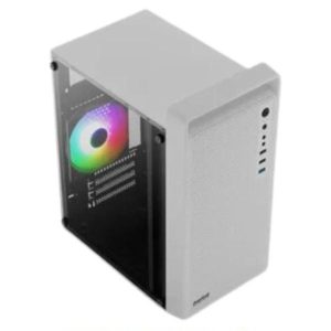 CASE GAMER AEROCOOL CS-109-G-WT-V1 BLANCO M-ATX + 1X VIDRIO TEMPLADO LATERAL+ 1X ABANICO FRGB 120MM+ 1X USB 3.0, 2X USB 2.0 ACCS-PC17013.21