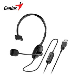 HEADSET GENIUS HS-100U USB BLACK 31710027400