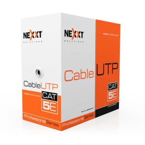 CABLE UTP 4 PAR CMX CAT5E EXTERIORES DOBLE FORRO NEGRO (CAJA) AB355NXT07
