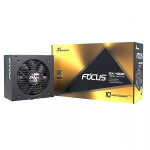 FUENTE DE PODER SEASONIC 1000W 80+GOLD FOCUS GX-1000 ATX3.0 BLACK SSR-1000FX3