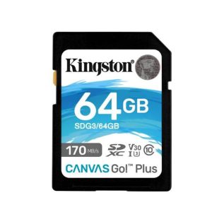 MEMORIA SD 128GB KINGSTON SDXC CANVAS GO PLUS 170R C10 SDG3/128GB