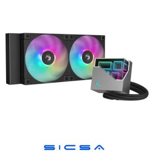 ENFRIAMIENTO LIQUIDO DEEPCOOL LT240 ARGB 2 EN 1 240MM R-LT240-BKAMNC-G-1 NEGRO