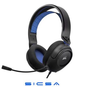 HEADSET GAMING CORSAIR HS35 V2 ALAMBRICO 3.5MM CA-9011383-NA NEGRO/AZUL