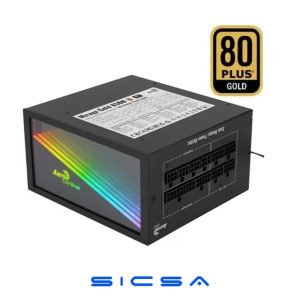 FUENTE DE PODER AEROCOOL MIRAGE GOLD 850W 80 PLUS GOLD FULL MODULAR ATX ACPG-MF85FUC.11 NEGRO