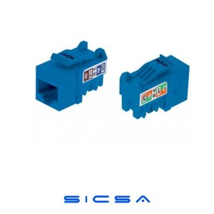 JACK AZUL CAT6 RJ45  NEXXT PCGKJC6TYRJBL