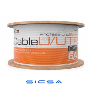 CABLE U/UTP 4 PAR 23AWG LSZH CAT6A (CAJA) AZUL NEXXT PCGUCC6ALZBL