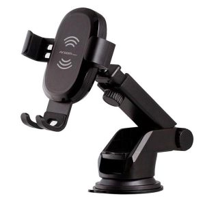 CARGADOR Y SOPORTE DE CELULAR PARA AUTO ARGOM 10W ARG-AC-0160BK