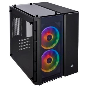 CASE MICRO-ATX CORSAIR CRYSTAL SERIES 280X TEMPERED GLASS MICRO ATX BLACK CC-9011135-WW