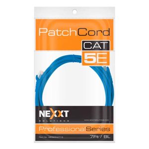 PATCH CORD CAT5 7FT AZUL NEXXT