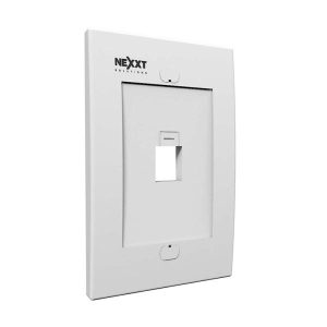 PLACA DE MONTAJE EN PARED 1 PUERTO BLANCO NEXXT (AW160NXT01)
