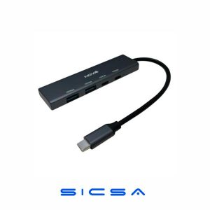 HUB NOVA AHB2S440001C USB-C 2 PUERTOS USB-A 3.2 Y 2 PUERTOS USB-C 3.2 10GBPS MICRO 5V
