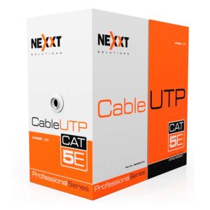 CABLE U/UTP CM 4 PAR (CAJA) CAT5E 305M/1,000FT GRIS NEXXT AB355NXT01