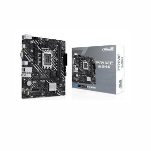 TARJETA MADRE ASUS PRIME H610M-K LGA1700 MICRO-ATX DDR5 90MB1GA0-M0EAY0 NEGRO / BLANCO