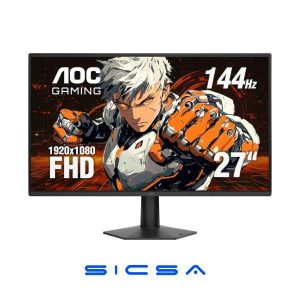 MONITOR AOC 27G50F 27" PLANA FULL HD 1920 X 1080 144 HZ LCD HDMI / DISPLAYPORT / G-SYNC COMPATIBLE / FREESYNC NEGRO