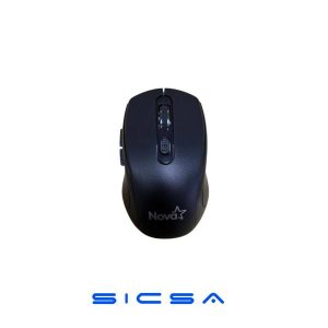MOUSE NOVA MADE360S001C 3D INALÁMBRICO 2.4GHZ 1600 DPI NEGRO