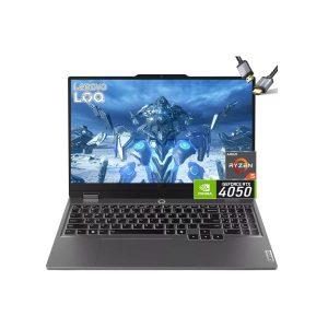 LAPTOP GAMING LENOVO LOQ 15.6" RYZEN 5 7235HS 16GB 512GB SSD RTX 4050 WIN 11 GREY 83JC00LYUS
