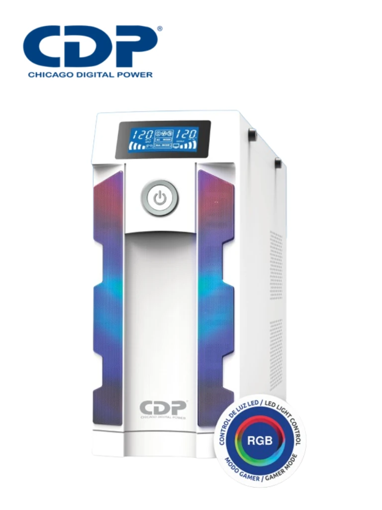 UPS CDP GSMART1516 1500VA/900W, 120V, 16 SALIDAS, SMART, PANTALLA LCD, REGULACIÓN AVR.