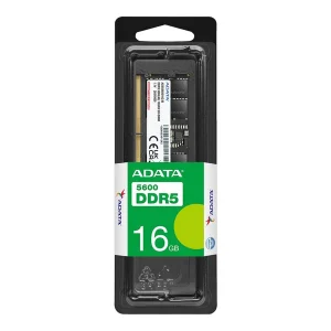 MEMORIA RAM PARA LAPTOP 16GB ADATA AD5S560016G-S DDR5 5600MHZ CL46 1.1V NEGRO