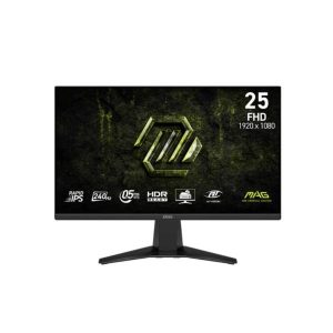 MONITOR GAMING MSI 25 PULG MAG 255F X24 PLANA 1920X1080 FULL HD 240 HZ RAPID IPS AMD FREESYNC PREMIUM HDMI / DISPLAYPORT 9S6-3BC91M-001 NEGRO